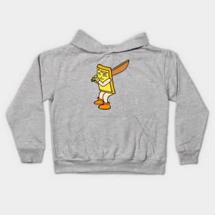 Funny cartoon cricket sport Kids Hoodie